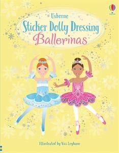 Usborne Sticker Dolly Dressing Ballerinas Paperback Activity Book