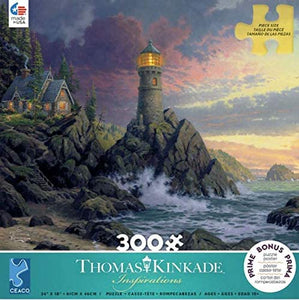 Thomas Kinkade Inspirations Collection Rock Salvation Puzzle - 300Piece