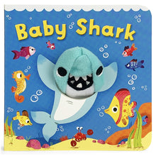 Load image into Gallery viewer, Baby Shark Chunky Board Book with Finger Puppet