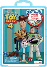 Load image into Gallery viewer, Toy Story Disney 4 Carry Along Plastic Case, Includes Activity Pad, Stickers and 5 Markers Bendon