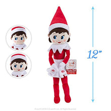 Load image into Gallery viewer, Elf on The Shelf Letters to Santa with 12&quot; Plushee Pal Snuggler Elf Light Girl