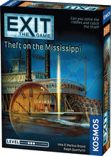 Load image into Gallery viewer, EXIT: The Game Beginner Set of 4: Theft on The Mississippi, The Stormy Flight, The Cemetery of The Knight, and The Enchanted Forest with Myriads Drawstring Bag
