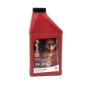 Smiffy's Temporary Fake Blood Halloween 2 Pack, for Clothes or Body