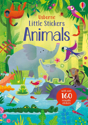 Usborne Little Stickers Animals Paperback Book