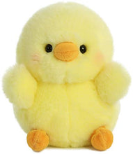 Load image into Gallery viewer, Aurora Plush 5&quot; Rolly Pets: Chickadee Chick, Snowy White Bunny, and Creamy Tan Bunny