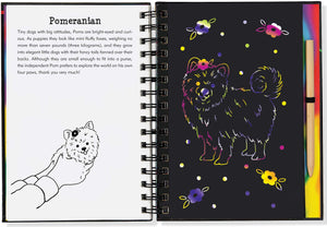 Scratch & Sketch Puppies (Trace Along) Hardcover Spiral-Bound