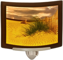Load image into Gallery viewer, Balmy Beach Curved Porcelain Lithophane Night Light