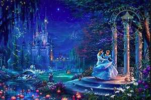 Ceaco Thomas Kinkade The Disney Collection Cinderella Starlight Jigsaw Puzzle, 750 Pieces