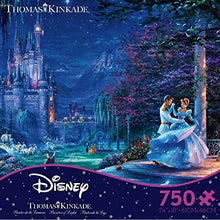 Load image into Gallery viewer, Ceaco Thomas Kinkade The Disney Collection Cinderella Starlight Jigsaw Puzzle, 750 Pieces