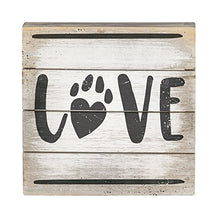 Load image into Gallery viewer, Love Paw - Perfect Pallet Petites 6&quot; X 6&quot; Wood Wall Art Sign