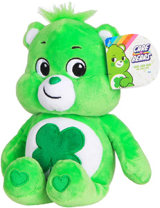 Schylling Care Bear Bean Plush - Good Luck Bear, 9"