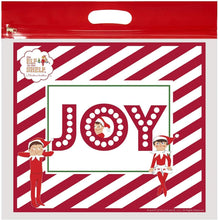 Load image into Gallery viewer, The Elf on the Shelf Claus Couture Set 6: Candy Cane Dress, Karate Kicks, Groovy Greetings Hoodie, Wonderland Onesie, Cocoa to Go, Rainbow Snow Pixie