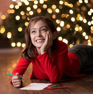 Elf on The Shelf Letters to Santa with 12" Plushee Pal Snuggler Elf Light Girl