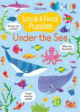 Load image into Gallery viewer, Usborne Look &amp; Find Puzzles - Under the Sea Paperback Book