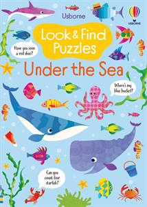 Usborne Look & Find Puzzles - Under the Sea Paperback Book