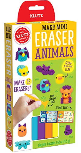 Klutz Make Mini Eraser Animals Craft Kit