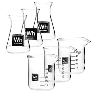 Drink Periodically Set of 6 Shot Glasses-Whiskey