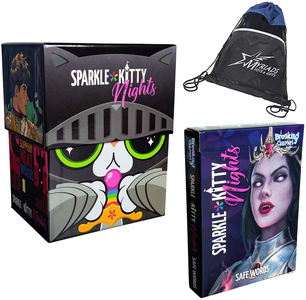 SparkleKitty Nights with Safe Words Expansion Pack, and Drawstring Bag