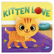 Load image into Gallery viewer, Kitten Love Chunky Board Book with Finger Puppet