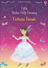 Load image into Gallery viewer, Usborne Little Sticker Dolly Dressing Costume Parade Paperback Book