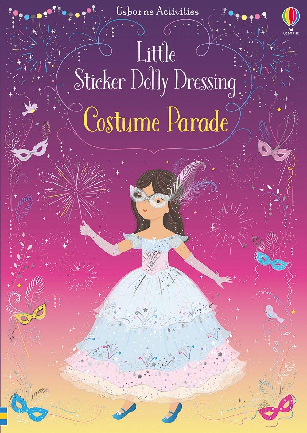 Usborne Little Sticker Dolly Dressing Costume Parade Paperback Book