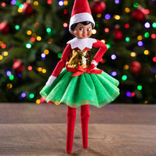 Load image into Gallery viewer, The Elf on the Shelf Claus Couture Collection Holly Days Dress