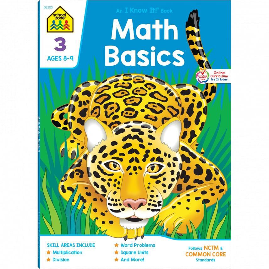 Math Basics Grade 3 Workbook