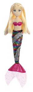 Aurora Sea Sparkles Mermaid - Isla 18" Sequin Plush Doll