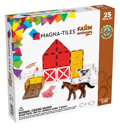 Magna-Tiles Farm Animals 25-Piece Set