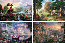 Load image into Gallery viewer, Kinkade Fantasia, Lady &amp; The Tramp, Winnie The Pooh, Tangled Disney Collection Jigsaw Puzzle 2000 Pc