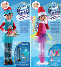 Load image into Gallery viewer, The Elf on the Shelf Magi-Freez Bundle: Rainbow Snow Pixie and Cocoa to Go Outfits