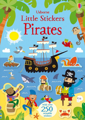 Usborne Little Stickers Pirates Paperback Book