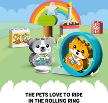Load image into Gallery viewer, LEGO DUPLO My First Puppy &amp; Kitten Building Toy with Sounds
