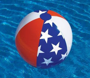 Swimline Americana Inflatable Swimming Pool, 36" Swim Ring, 72" Doodle, 22" Ball, 75" Mattress, Bag