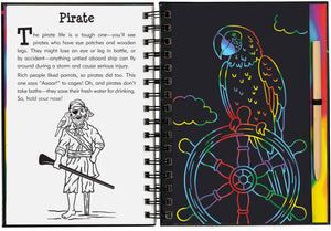 Scratch & Sketch Pirates (Trace Along) Spiral-Bound An Art Activity Book