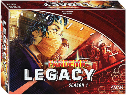 Pandemic Legacy Season 1 Red Edition Cooperative Board Game Ages 13+ 2 to 4 players
