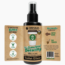Load image into Gallery viewer, There&#39;s Somethin&#39; Brewing Toilet Elixir (Toilet Spray) by Turdcules