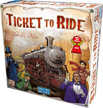 Load image into Gallery viewer, Ticket to Ride Family Board Game Ages 8+For 2 to 5 players Average Playtime 30-60 minutes