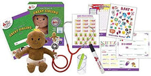Load image into Gallery viewer, Little Medical School How to Be A Great Sibling Kit Plush Baby Doll, Stethoscope &amp; More (Dark Tone)