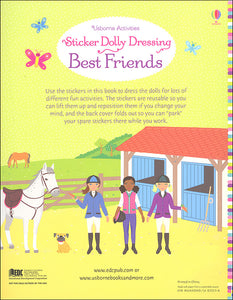 Usborne Books Sticker Dolly Dressing Best Friends