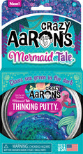Load image into Gallery viewer, Crazy Aaron&#39;s Mermaid Tale Glow-In-The-Dark Thinking Putty