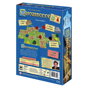 Carcassonne Strategy Board Game Medieval Adventure Ages 7+ 2-5 Players