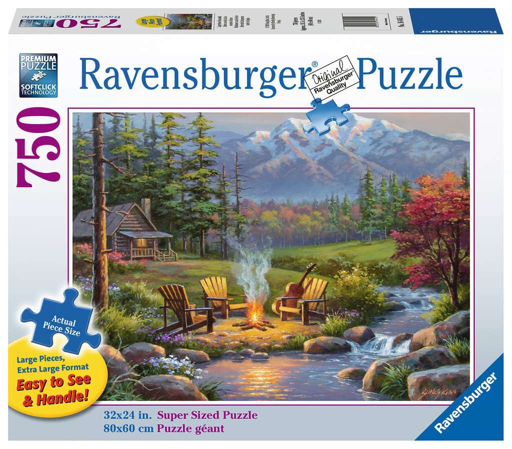 Ravensburger Riverside Livingroom 750 Piece Large Piece Format Puzzle