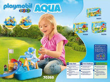 Load image into Gallery viewer, Playmobil 1.2.3 Aqua Water Wheel Carousel