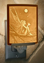 Load image into Gallery viewer, Catch a Falling Star Curved Porcelain Lithophane Night Light