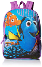 Load image into Gallery viewer, Disney Girls&#39; Finding Dory Backpack with Detachable Nemo Lunch Kit, Purple Straps and Liner