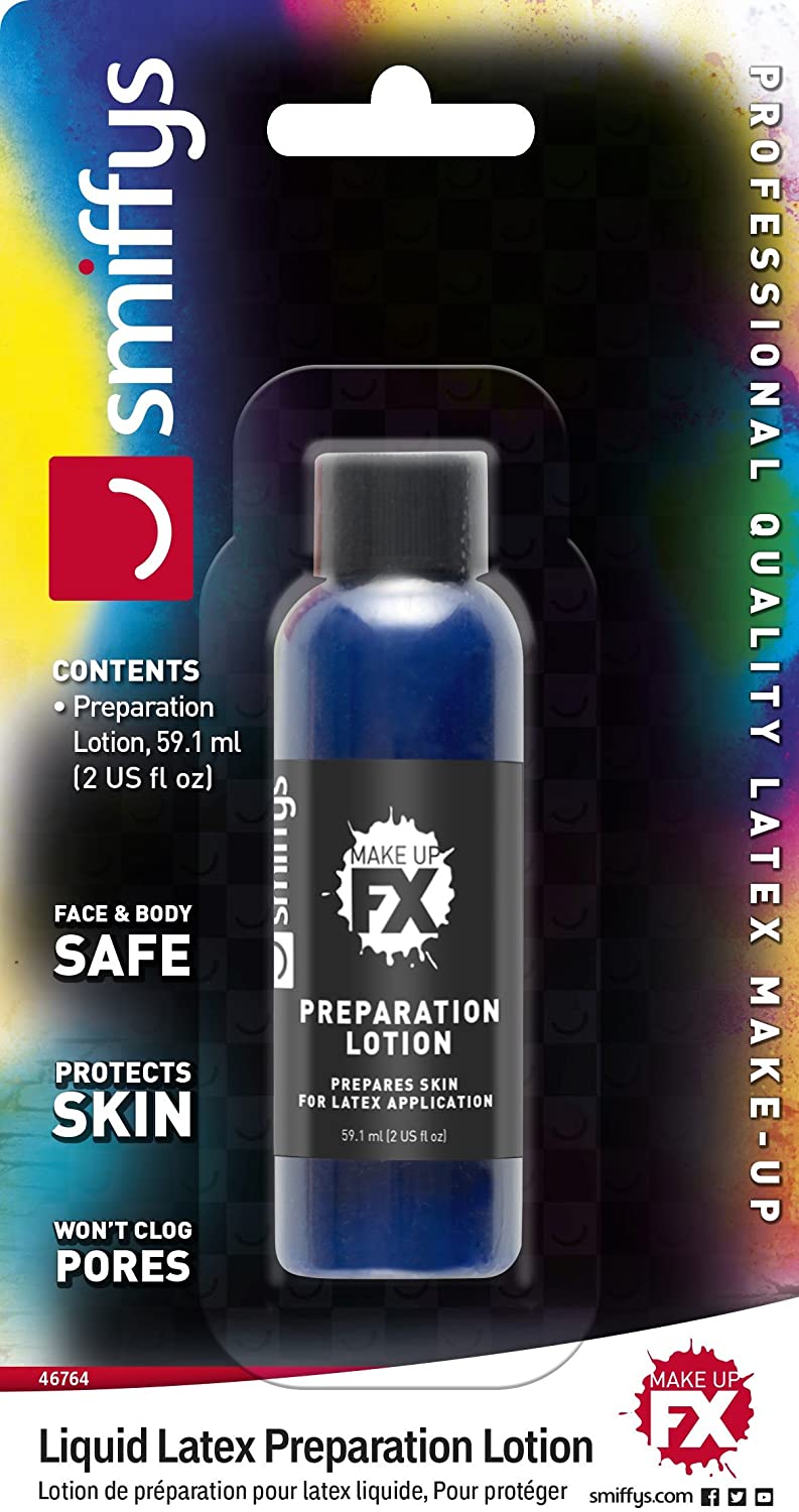 Smiffys Liquid Latex Preparation Lotion Professional Quality Latex Make-Up 2 oz./60 ml