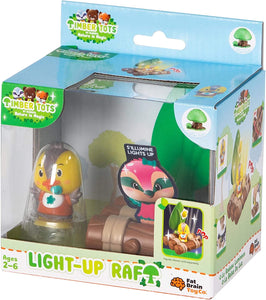 Fat Brain Toys Timber Tots Lite-Up Raft Imaginative Play for Ages 2 to 6