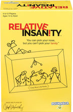 Load image into Gallery viewer, PlayMonster Relative Insanity Party Game About Crazy Relatives -- Made &amp; played by Comedian Jeff Foxworthy!