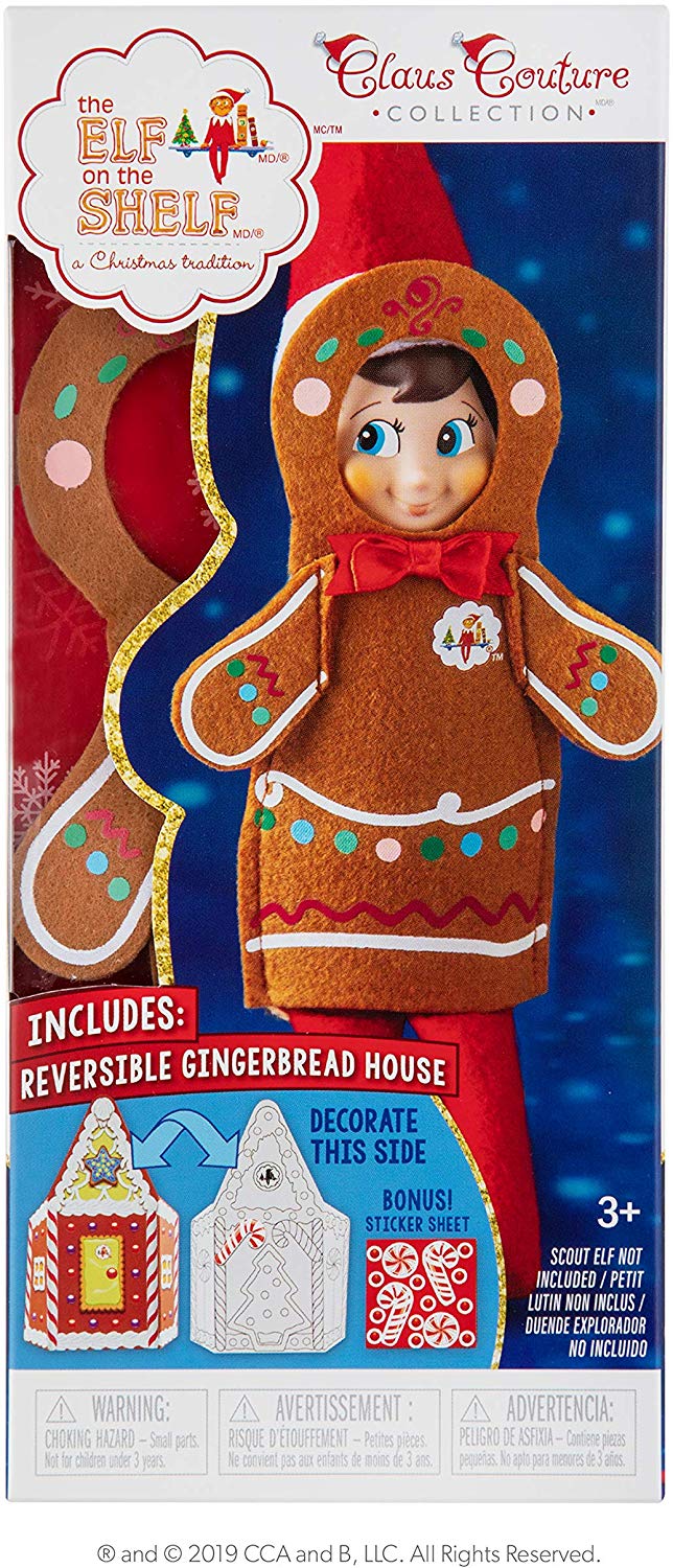 The Elf on the Shelf Claus Couture Jolly Gingerbread Set